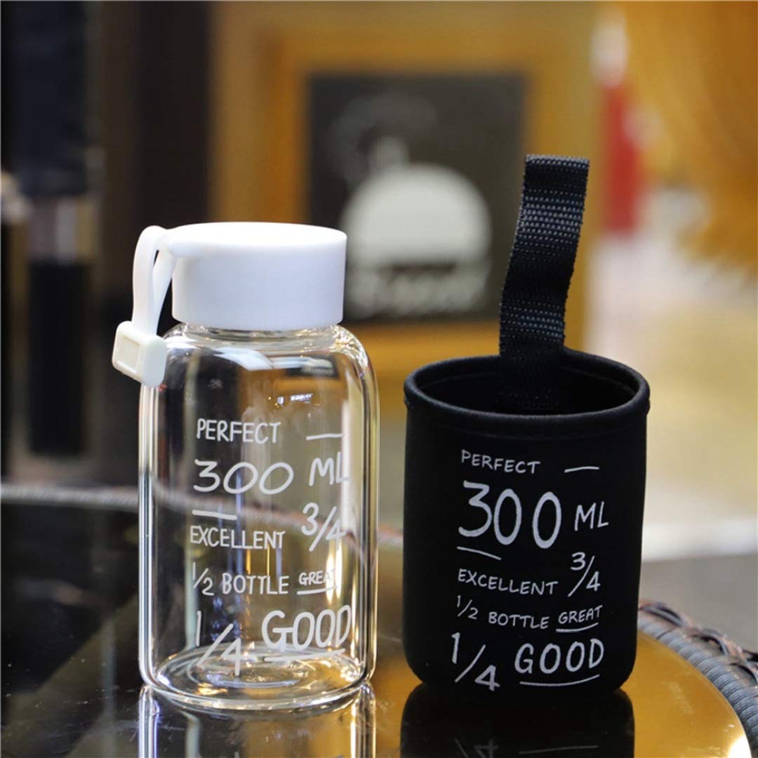 Amazon｜ARTMINZO ウォーターボトル ガラス水筒 500ml 300ml 透明